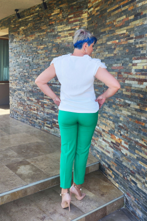 Pantalon 420 in verde Exnec [5]