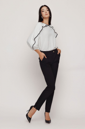 Pantaloni dama - Pantalon 4257 negru Mizar