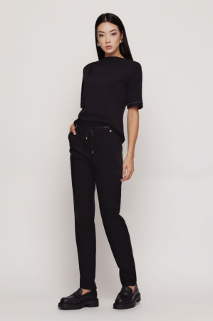 Pantaloni dama - Pantalon 4258 negru Mizar