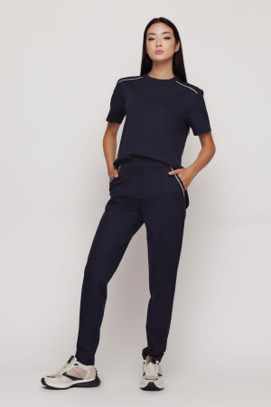 Pantaloni dama - Pantalon 4301 bleumarine Mizar