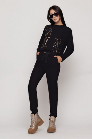 Pantalon 4302 negru Mizar [0]