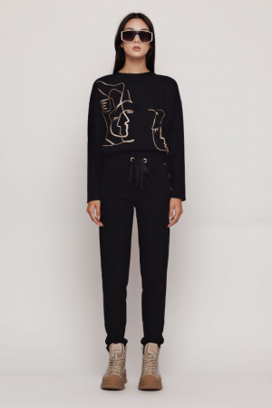 Pantalon 4302 negru Mizar [4]