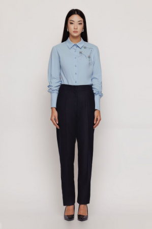 Pantaloni dama - Pantalon 4320 bleumarine Mizar 38
