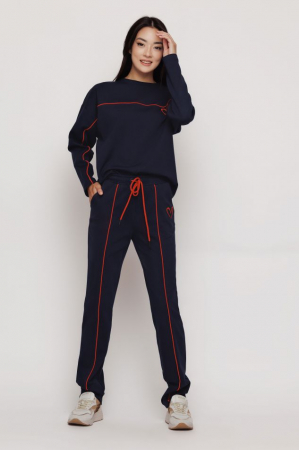 Pantaloni dama - Pantalon 4350 bleumarine Mizar