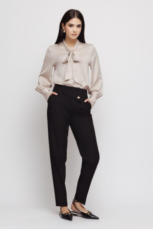 Pantaloni dama - Pantalon 4391 negru Mizar