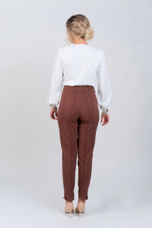Pantalon 4435 maro La Donna [3]