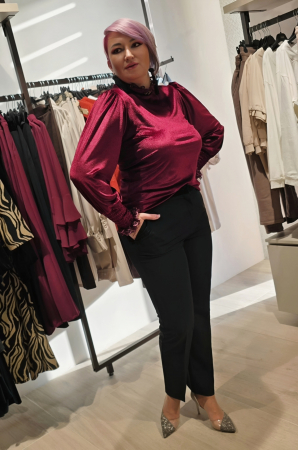 Pantalon 4498 negru Mizar [0]