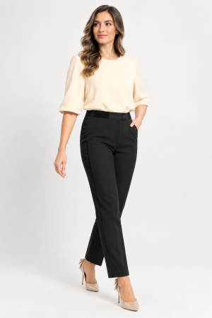 Pantaloni dama - Pantalon 491 negru Letty