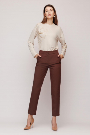 Pantaloni dama - Pantalon 5003 maro Mizar
