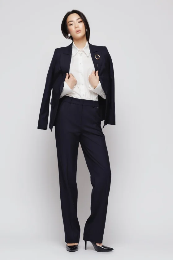 Pantaloni dama - Pantalon 5105 bleumarine Mizar