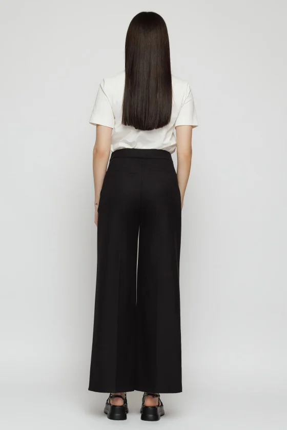 Pantalon 5228 larg negru Mizar [1]