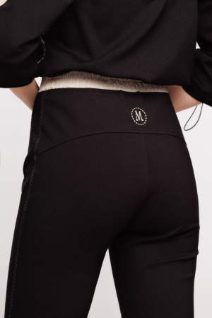 Pantalon 5358 negru evazat Mizar [3]