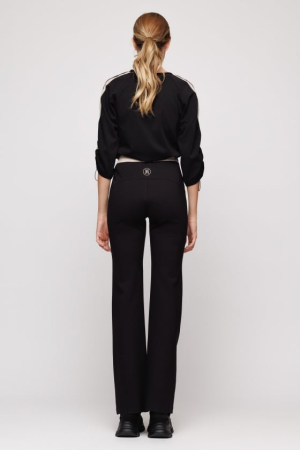Pantalon 5358 negru evazat Mizar [1]