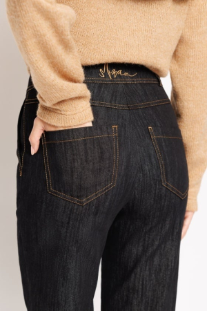 Pantalon 5483 denim negru Mizar [2]