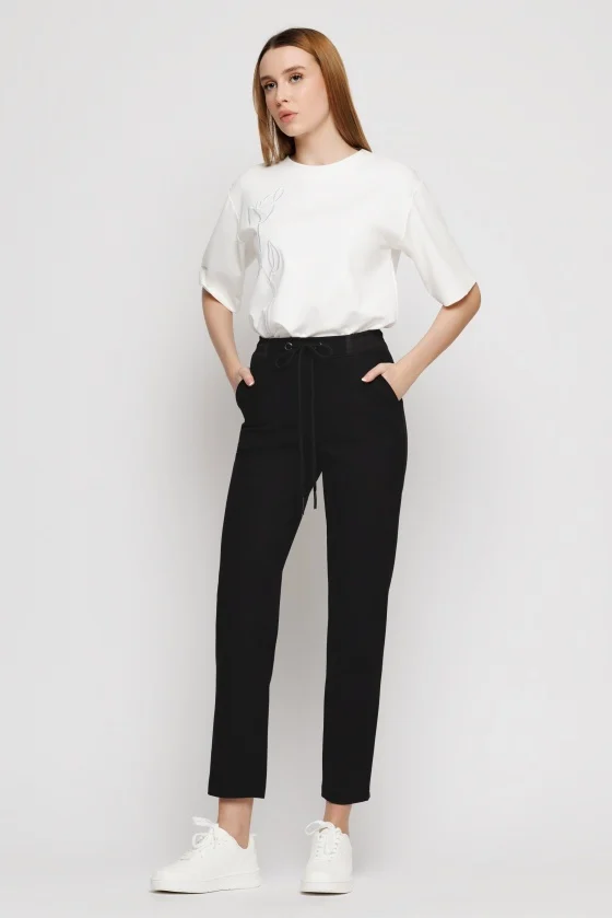 Pantaloni dama - Pantalon 6017 negru Mizar