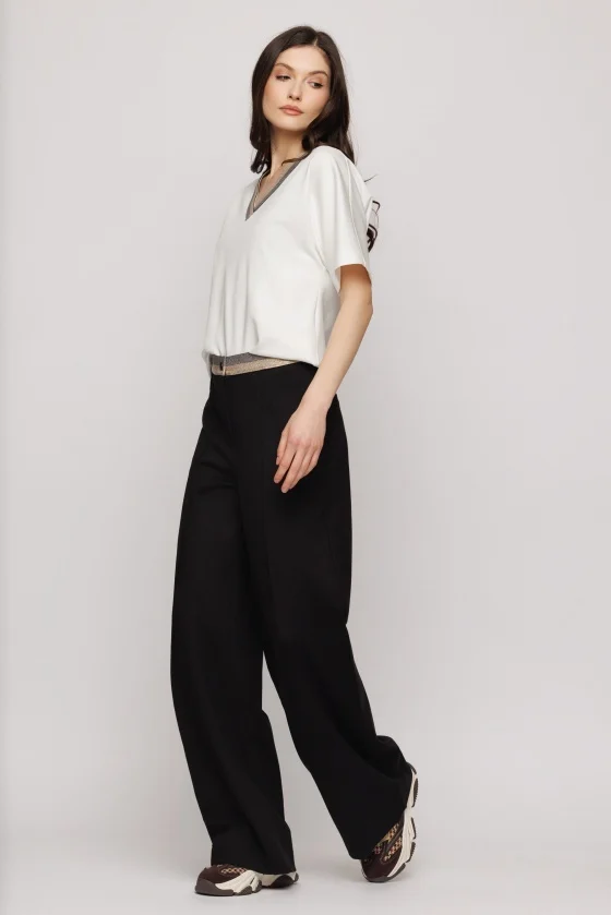 Pantaloni dama - Pantalon 6081 negru Mizar