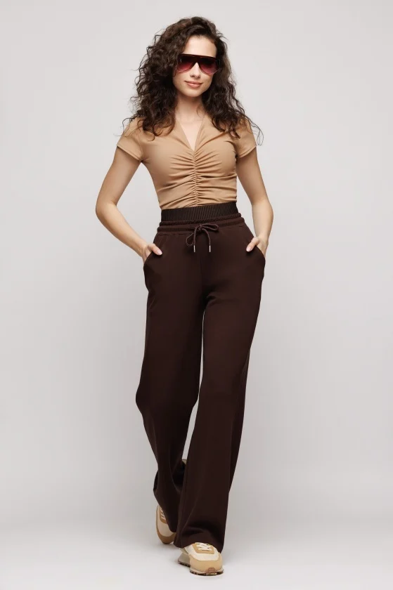 Imbracaminte Femei - Pantalon 6117 maro Mizar S