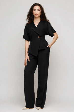 Pantaloni dama - Pantalon 6228 negru Mizar