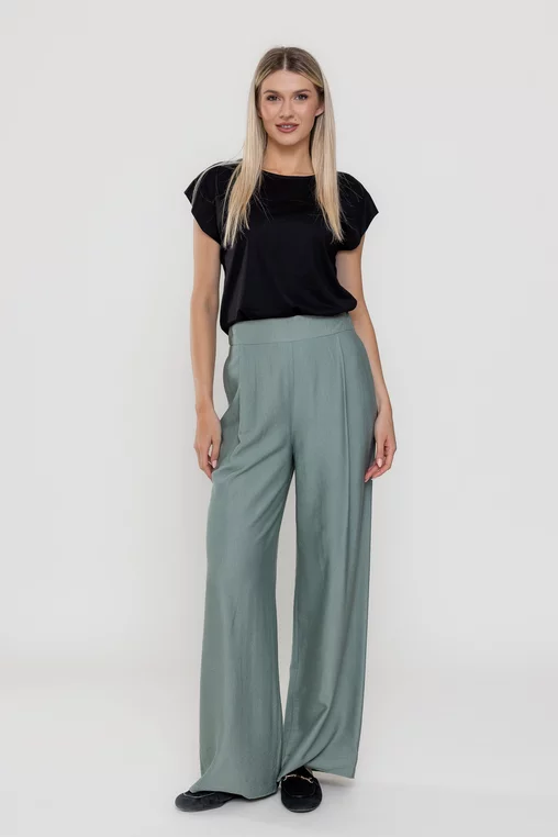 Imbracaminte Femei - Pantalon C2510 vascoza oliv Caramel
