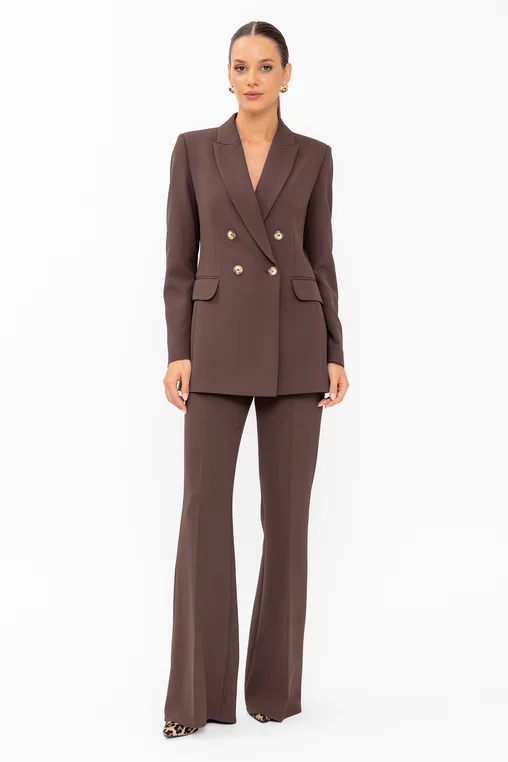 Imbracaminte Femei - Pantalon C2618 maro Caramel