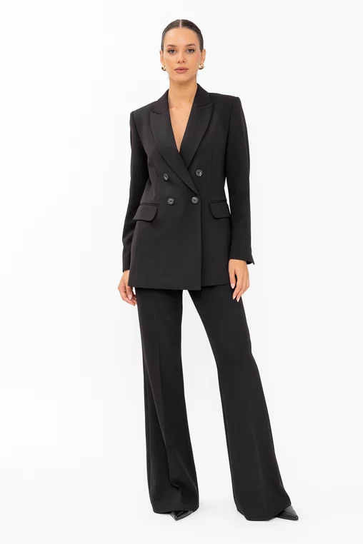 Imbracaminte Femei - Pantalon C2618 negru Caramel