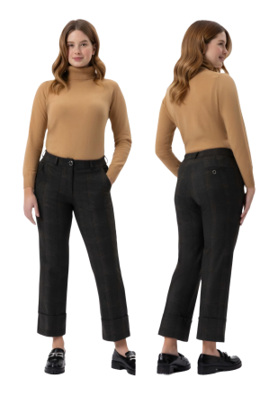 Pantaloni dama - Pantalon Dion castana Iber