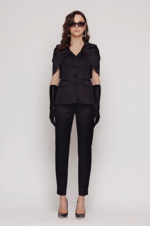 Pantalon EV1MZ4217 negru Mizar [1]