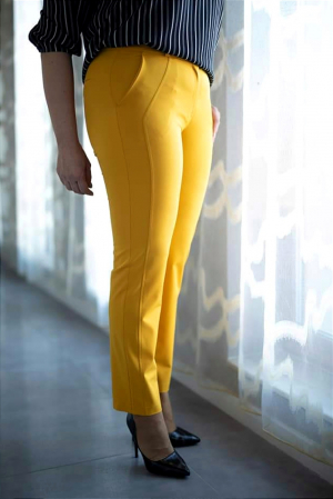 Pantalon galben Gart [1]