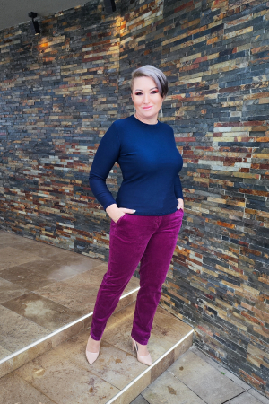 Pantalon Mirna ciclamino Iber [1]