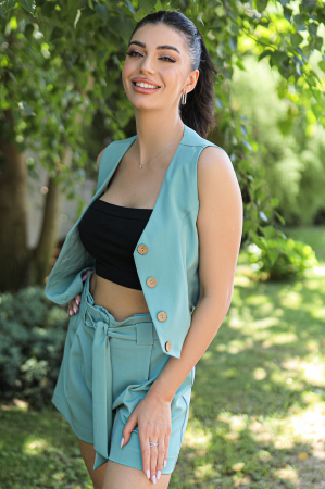 Pantalon scurt 286 verde Madelia [0]