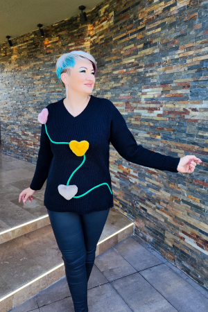 Pulover 0876 negru [2]