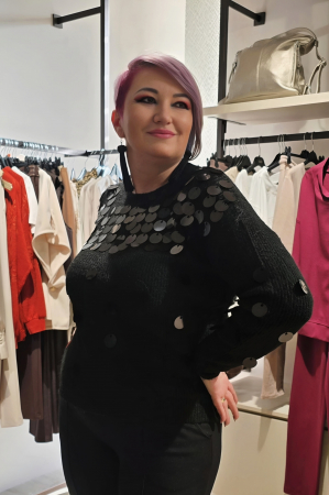 Imbracaminte Femei - Pulover 85163 negru Corade