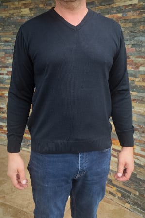 Tricotaje - Pulover B92 negru Magnetic