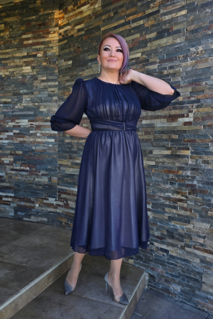 Rochii gala - Rochie 093 bleumarine Viada