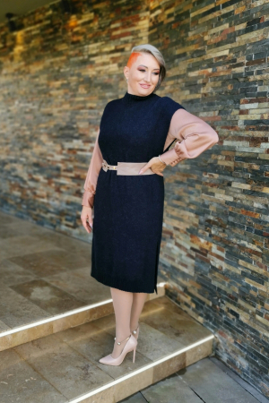 Rochie 1395 bleumarine Zada [6]