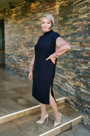 Rochie 1395 bleumarine Zada [2]