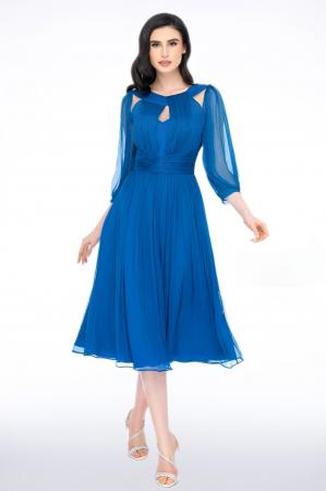 Rochie 1533 matase naturala turquaz Leonard [0]