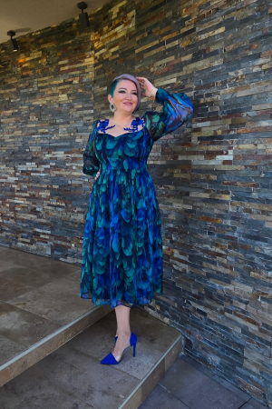 Rochie 1620 imprimata Leonard [3]