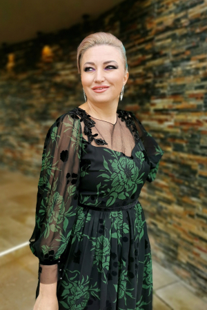 Rochie 1620neagra/verde Leonard [1]