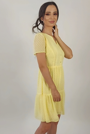 Rochii casual - Rochie 1715 galbena Moze