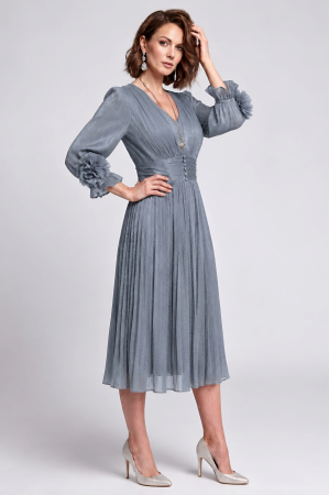 Rochii gala - Rochie 173 dusty blue Viada