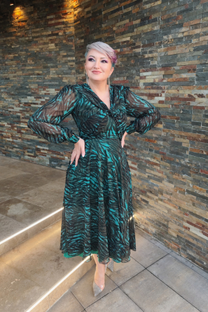 Rochie 1746 verde Leonard [0]