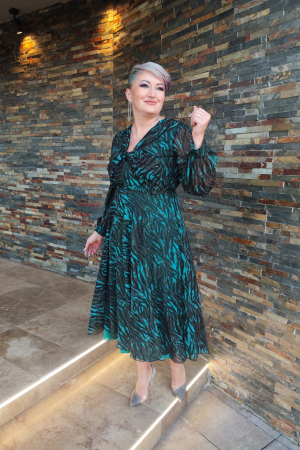 Rochie 1746 verde Leonard [2]