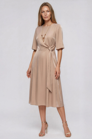 Rochii dama - Rochie 177 bej  Viada