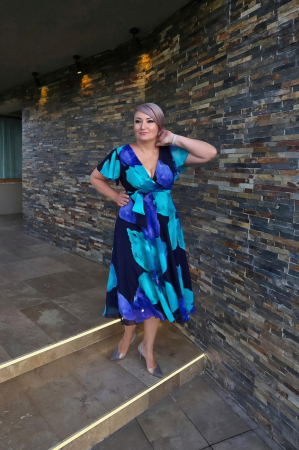 Rochie 1790 flori Leonard [2]
