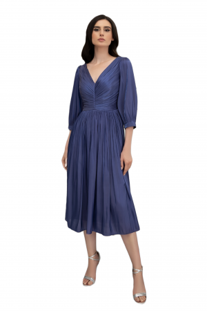 Rochie 1809 albastru metal Leonard [0]