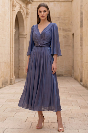 Imbracaminte Femei - Rochie 1843 blue metalizat Leonard