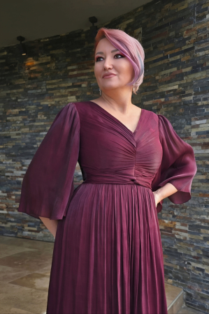 Rochie 1843 bordo Leonard 52 [3]