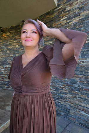 Rochie 1843 maro Leonard [2]