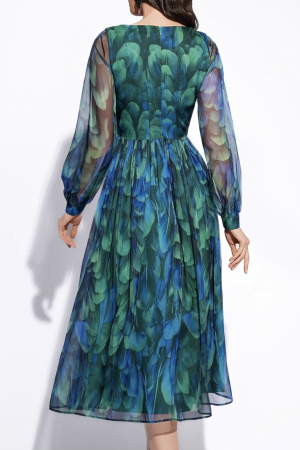 Rochie 1845 imprimata Leonard [3]